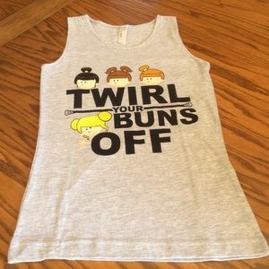 Live and Tell Sleeveless Girls Top, Sz L